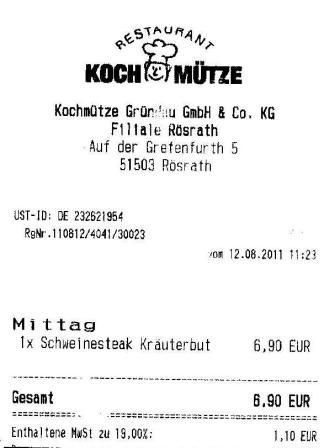 mthd Hffner Kochmtze Restaurant